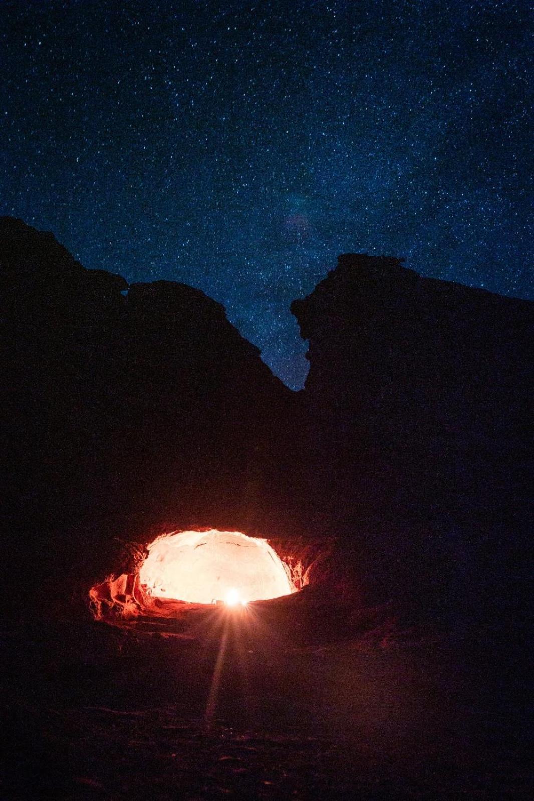 Wadi Rum Cave Camping Esterno foto
